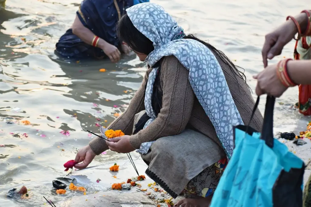 riverside rituals at kumbh mela