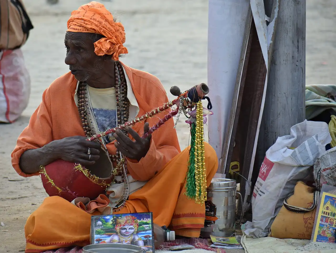 sadhu of kumbh mela akaras